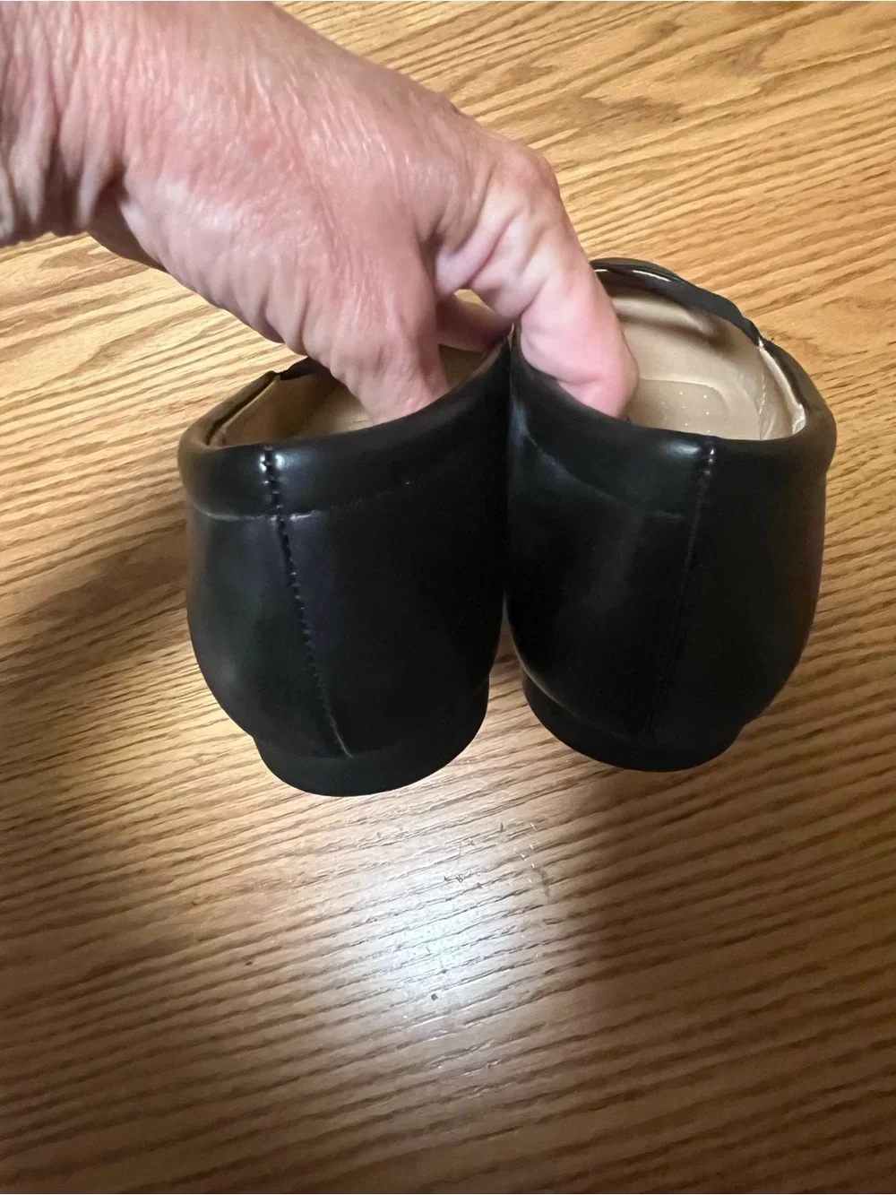 Mootsies Tootsies Women’s Size 10W Black Mary Jane Flats Comfort Shoes
